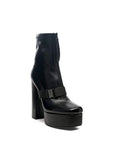 Boomer Chunky High Block Heel Boots