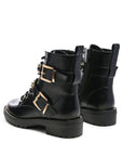 Billy Atta Girl Metal Chain Detail Bike Boot