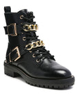 Billy Atta Girl Metal Chain Detail Bike Boot