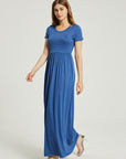 Women's Summer Casual Maxi Dress With Pocket