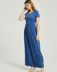 Women's Summer Casual Maxi Dress With Pocket