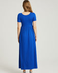 Women's Summer Casual Maxi Dress With Pocket