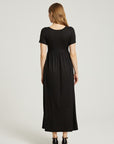 Women's Summer Casual Maxi Dress With Pocket