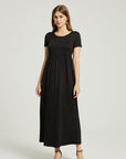 Women's Summer Casual Maxi Dress With Pocket