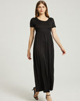 Women's Summer Casual Maxi Dress With Pocket