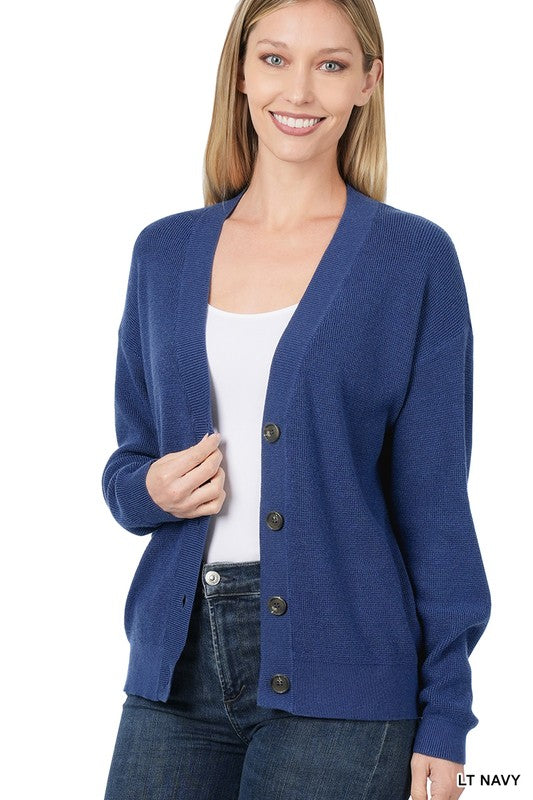 Zenana Viscose Sweater Cardigan - Online Only