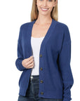 Zenana Viscose Sweater Cardigan - Online Only