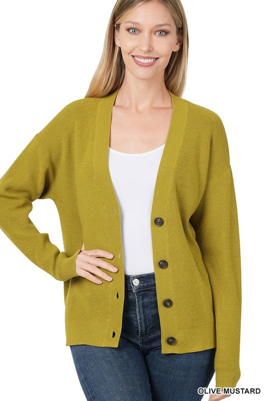 Zenana Viscose Sweater Cardigan