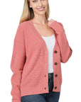 Zenana Viscose Sweater Cardigan - My Pampered Life Seattle