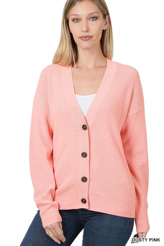 Zenana Viscose Sweater Cardigan