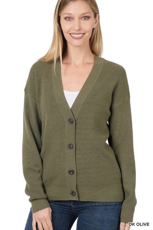 Zenana Viscose Sweater Cardigan