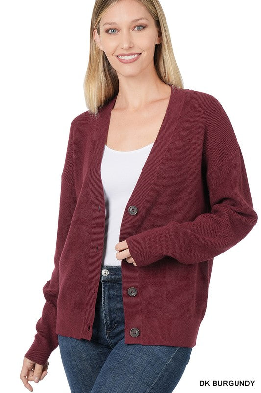 Zenana Viscose Sweater Cardigan