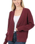 Zenana Viscose Sweater Cardigan - Online Only