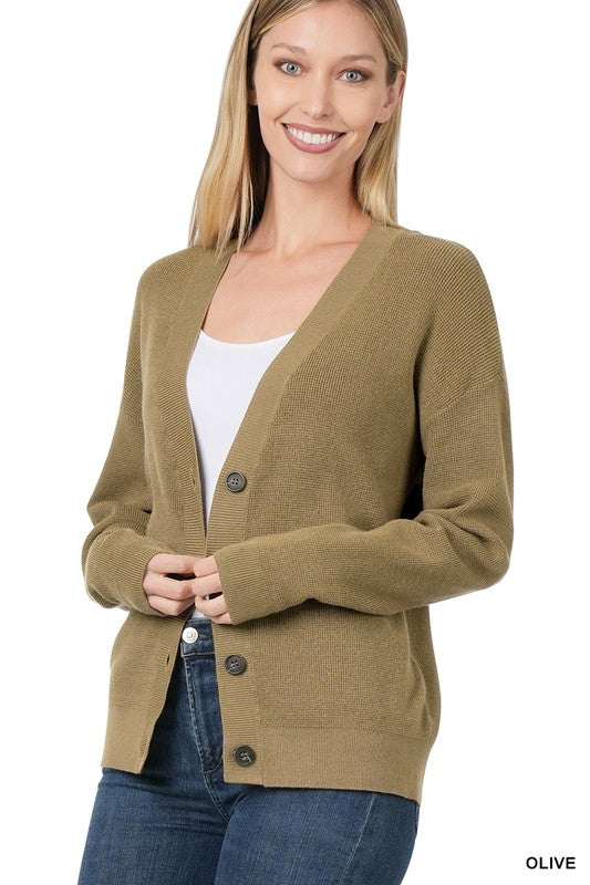 Zenana Viscose Sweater Cardigan