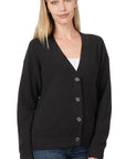 Zenana Viscose Sweater Cardigan - My Pampered Life Seattle