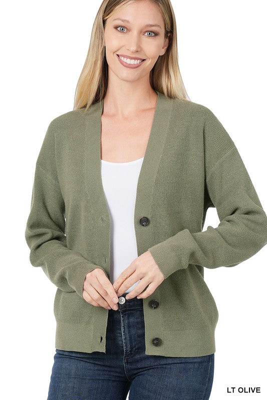 Zenana Viscose Sweater Cardigan