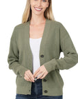 Zenana Viscose Sweater Cardigan - Online Only