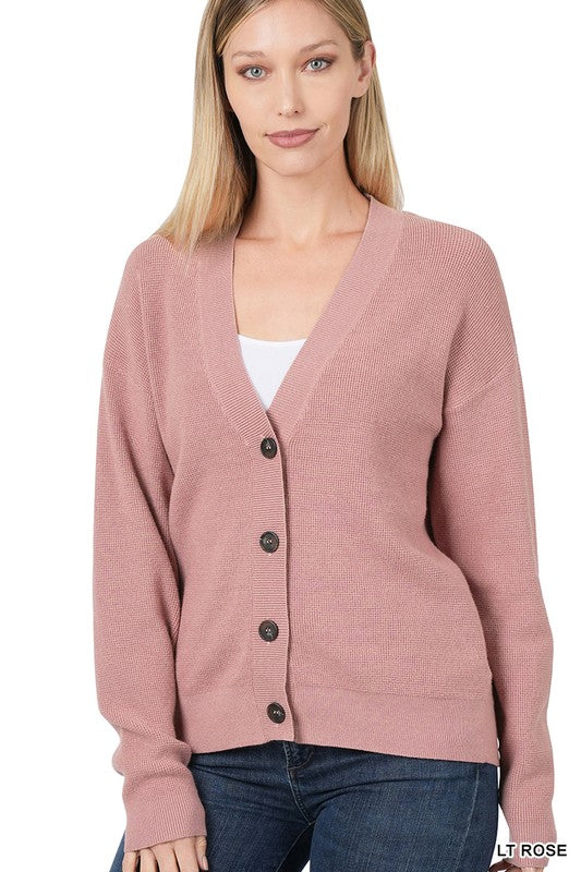 Zenana Viscose Sweater Cardigan