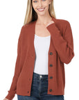 Zenana Viscose Sweater Cardigan - Online Only