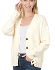 Zenana Viscose Sweater Cardigan - My Pampered Life Seattle