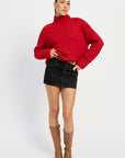 Emory Park Turtle Neck Body Sweater