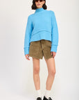 Emory Park Turtle Neck Body Sweater