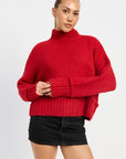 Emory Park Turtle Neck Body Sweater