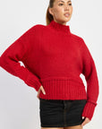 Emory Park Turtle Neck Body Sweater