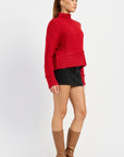 Emory Park Turtle Neck Body Sweater