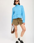 Emory Park Turtle Neck Body Sweater