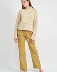 Emory Park Turtle Neck Body Sweater