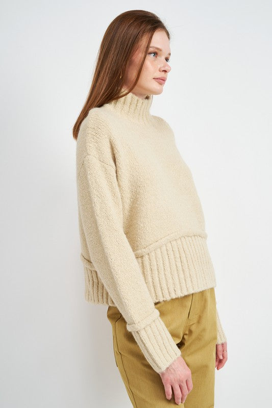 Emory Park Turtle Neck Body Sweater