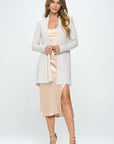 Renee C Brushed Knit Draped Cardigan with Cashmere Feel