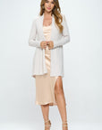 Renee C. Brushed Knit Draped Cardigan with Cashmere Feel