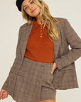 Lush Clothing Plaid Skort