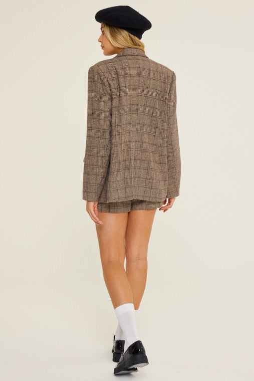 Lush Clothing Plaid Skort