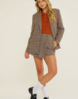 Lush Clothing Plaid Skort