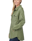 Zenana Melange Knit Shacket with Pockets - My Pampered Life Seattle