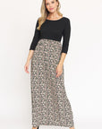 Quarter Sleeve Maxi Dress