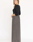 Quarter Sleeve Maxi Dress