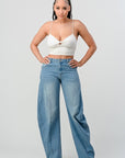 Athina Wide Leg Denim Jeans