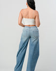 Athina Wide Leg Denim Jeans