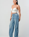 Athina Wide Leg Denim Jeans