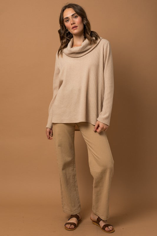 Gilli Long Sleeve Turtle Neck Top - Online Only