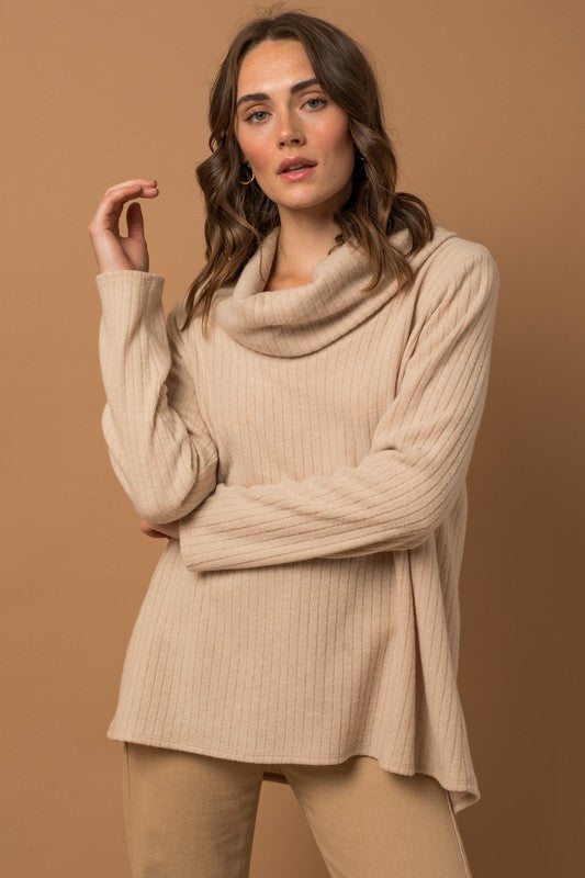 Gilli Long Sleeve Turtle Neck Top - Online Only