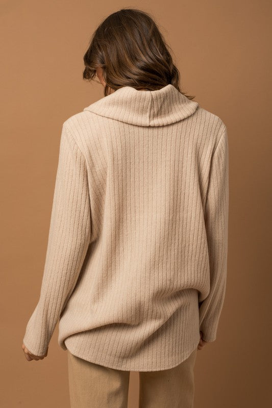 Gilli Long Sleeve Turtle Neck Top - Online Only