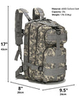 Tactical Military 25L MOLLE Backpack