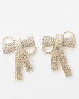 Crystal Bow Earrings