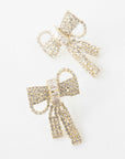 Crystal Bow Earrings