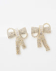 Crystal Bow Earrings